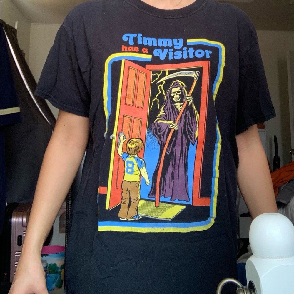Black Steven Rhodes Spencer’s T-shirt